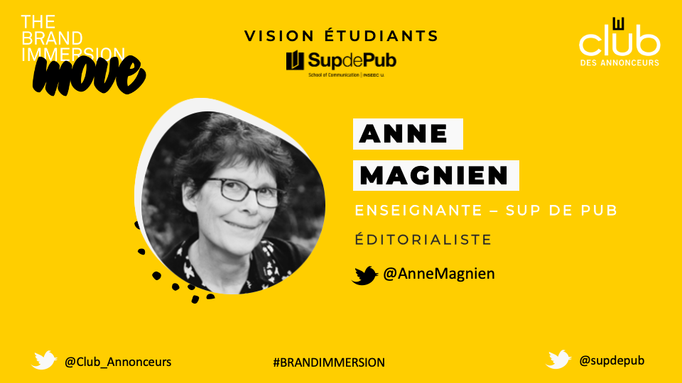 Entretien avec Anne Magnien pour Sup de Pub